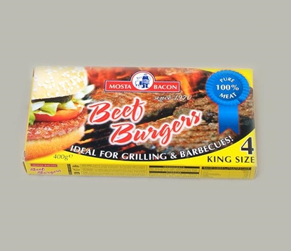 Picture of MOSTA BACON BURGERS X4